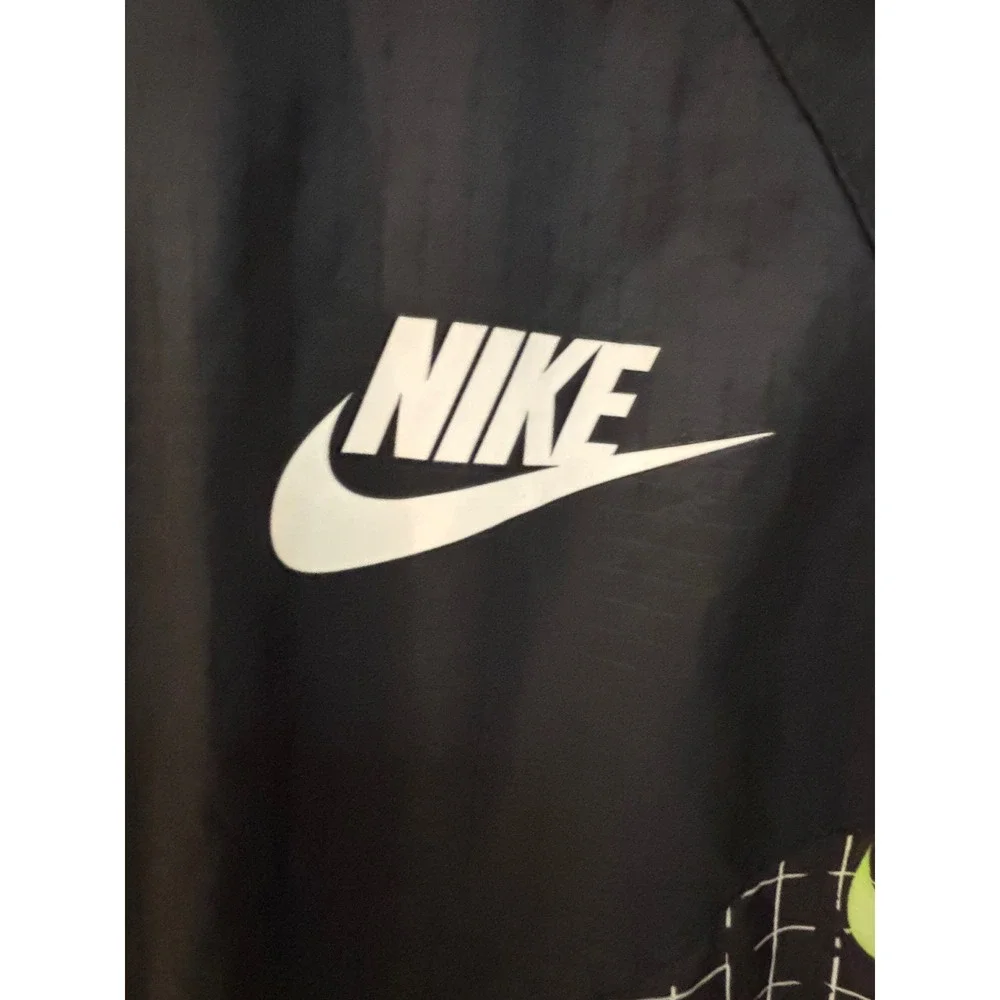 Nike Loose Fit Windbreaker Full-Zip Jacket with Hood Boy Sz XL